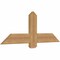 Ekena Millwork Eugene Smooth Timber Gable Bracket, Western Red Cedar, 48"W x 18"H x 1 1/2"D x 5 1/2"F, 9/12 Pitch GBW048X18X0206EUG00SWR - alternate 3